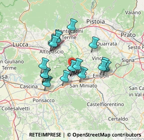 Mappa Via Verrazzano, 50054 Fucecchio FI, Italia (10.707)