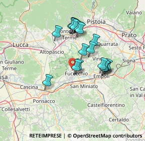 Mappa Via Verrazzano, 50054 Fucecchio FI, Italia (12.6555)