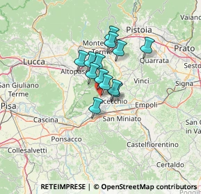 Mappa Via della Palagina, 50054 Fucecchio FI, Italia (8.45846)