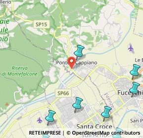 Mappa Via della Palagina, 50054 Fucecchio FI, Italia (3.66364)