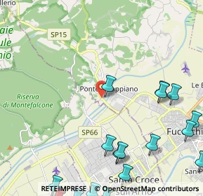 Mappa Via della Palagina, 50054 Fucecchio FI, Italia (3.31353)