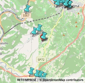 Mappa Via dei Giaggioli, 50055 Lastra a Signa FI, Italia (3.008)