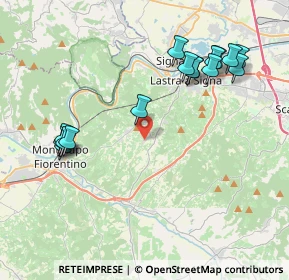 Mappa Via dei Giaggioli, 50055 Lastra a Signa FI, Italia (4.51688)