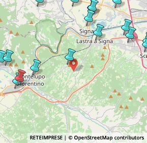 Mappa Via dei Giaggioli, 50055 Lastra a Signa FI, Italia (6.66)