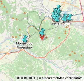 Mappa Via delle Vigne, 50055 Lastra a Signa FI, Italia (4.54714)