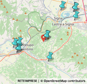 Mappa Via delle Vigne, 50055 Lastra a Signa FI, Italia (4.97909)