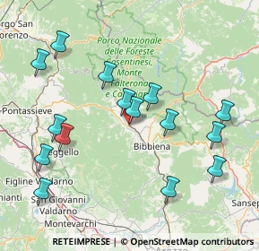 Mappa Via Falterona, 52014 Poppi AR, Italia (17.46)