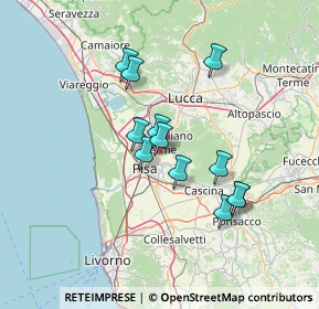 Mappa Via Sant'Elena Asciano, 56017 San Giuliano Terme PI, Italia (11.66167)