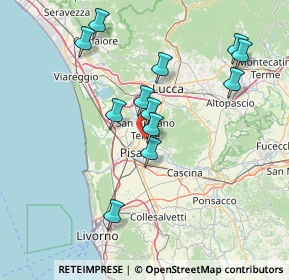 Mappa Via Sant'Elena Asciano, 56017 San Giuliano Terme PI, Italia (14.67583)