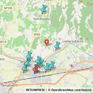 Mappa Via Piccaratico, 50059 Vinci FI, Italia (2.47091)