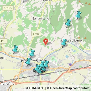 Mappa Via Piccaratico, 50059 Vinci FI, Italia (2.8425)