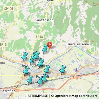 Mappa Via Piccaratico, 50059 Vinci FI, Italia (2.48429)