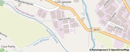 Mappa Castel San Niccolò