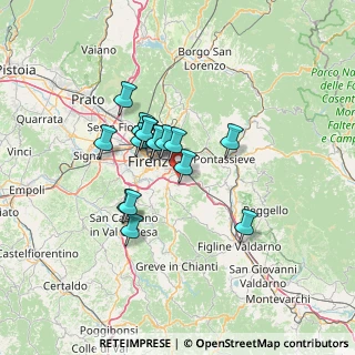 Mappa 50012 Bagno a Ripoli FI, Italia (10.42125)