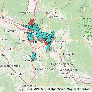 Mappa 50012 Bagno a Ripoli FI, Italia (10.22667)