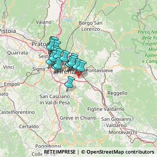 Mappa 50012 Bagno a Ripoli FI, Italia (10.84)