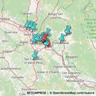 Mappa 50012 Bagno a Ripoli FI, Italia (10.40882)