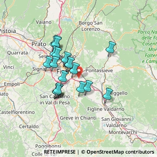 Mappa 50012 Bagno a Ripoli FI, Italia (12.138)