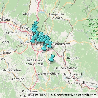 Mappa 50012 Bagno a Ripoli FI, Italia (9.44786)