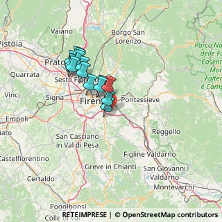 Mappa 50012 Bagno a Ripoli FI, Italia (11.74786)