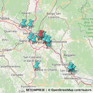 Mappa 50012 Bagno a Ripoli FI, Italia (13.91643)