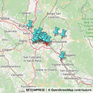 Mappa 50012 Bagno a Ripoli FI, Italia (8.71867)