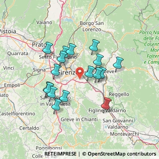 Mappa 50012 Bagno a Ripoli FI, Italia (12.97294)