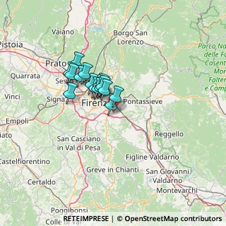 Mappa 50012 Bagno a Ripoli FI, Italia (9.46125)