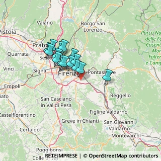 Mappa 50012 Bagno a Ripoli FI, Italia (10.75688)