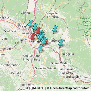 Mappa 50012 Bagno a Ripoli FI, Italia (9.25769)