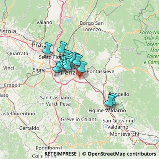 Mappa 50012 Bagno a Ripoli FI, Italia (9.76813)