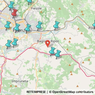 Mappa 50012 Bagno a Ripoli FI, Italia (6.23231)