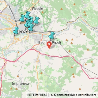 Mappa 50012 Bagno a Ripoli FI, Italia (5.20545)