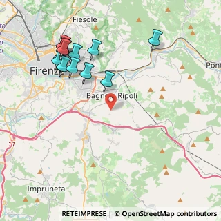 Mappa 50012 Bagno a Ripoli FI, Italia (4.79)