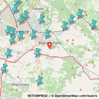 Mappa 50012 Bagno a Ripoli FI, Italia (6.47895)