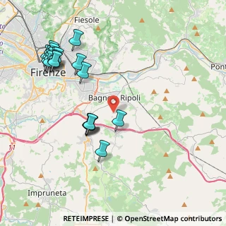 Mappa 50012 Bagno a Ripoli FI, Italia (4.8475)