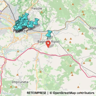 Mappa 50012 Bagno a Ripoli FI, Italia (5.847)