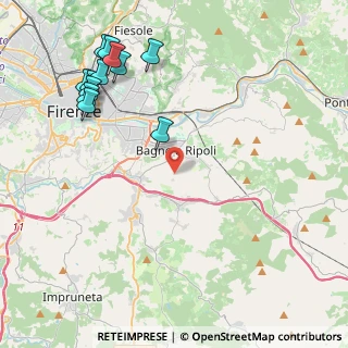Mappa 50012 Bagno a Ripoli FI, Italia (5.40833)