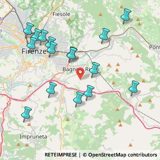 Mappa 50012 Bagno a Ripoli FI, Italia (4.76188)