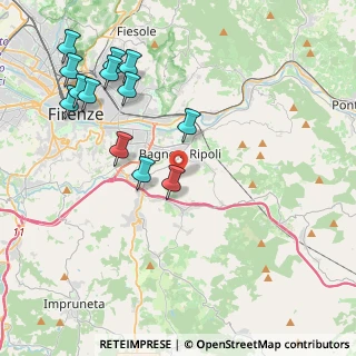 Mappa 50012 Bagno a Ripoli FI, Italia (4.82846)