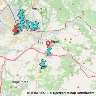 Mappa 50012 Bagno a Ripoli FI, Italia (5.44692)