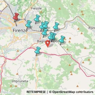 Mappa 50012 Bagno a Ripoli FI, Italia (3.32636)