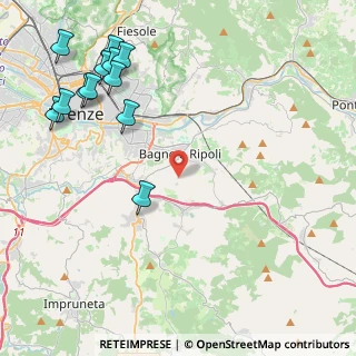 Mappa 50012 Bagno a Ripoli FI, Italia (5.73333)