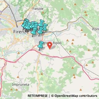 Mappa 50012 Bagno a Ripoli FI, Italia (4.42714)