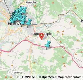 Mappa 50012 Bagno a Ripoli FI, Italia (5.805)