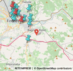 Mappa 50012 Bagno a Ripoli FI, Italia (5.468)