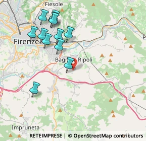 Mappa 50012 Bagno a Ripoli FI, Italia (4.27083)