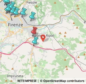 Mappa 50012 Bagno a Ripoli FI, Italia (6.69545)