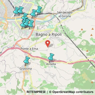 Mappa 50012 Bagno a Ripoli FI, Italia (2.9575)