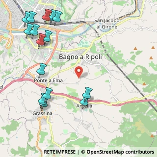 Mappa 50012 Bagno a Ripoli FI, Italia (2.946)